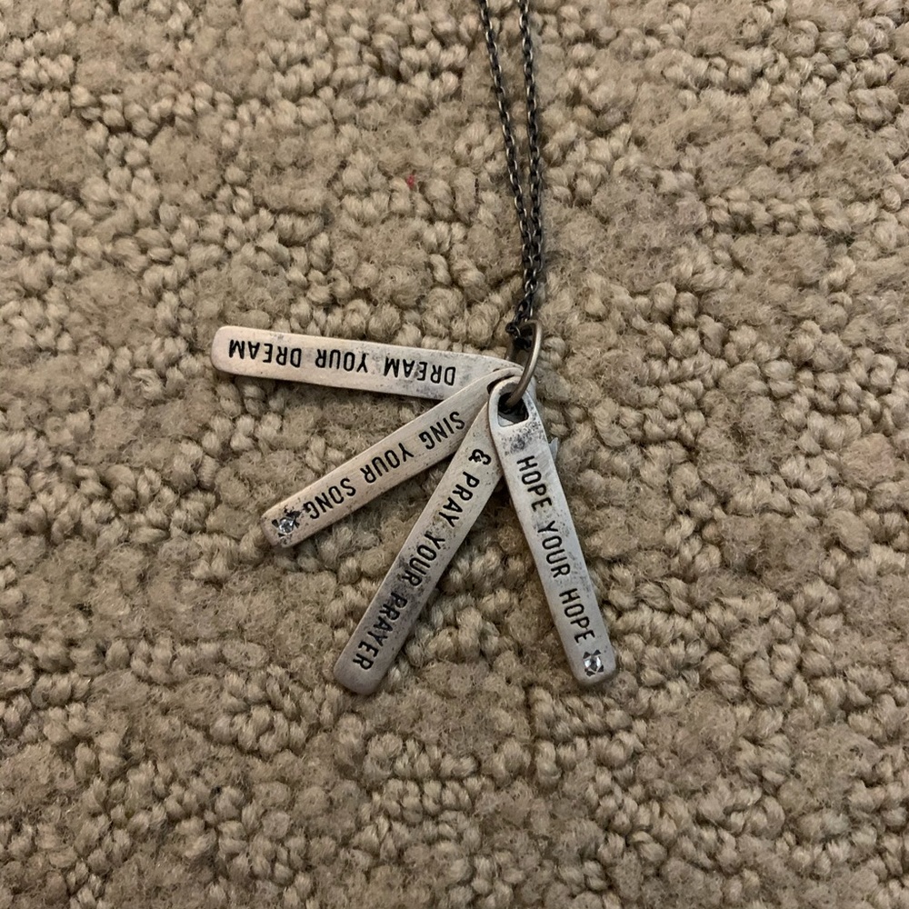 distressed necklace